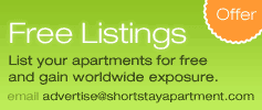 Free Listings with ShortStayApartment.com